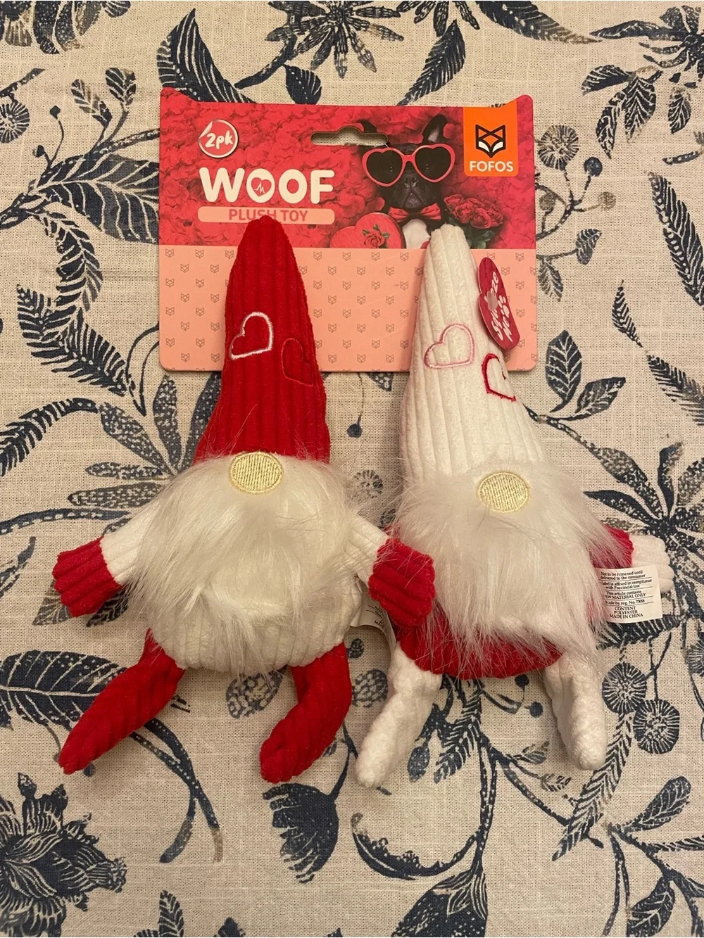 Plush Gnome Dog Toys - 2 Pack